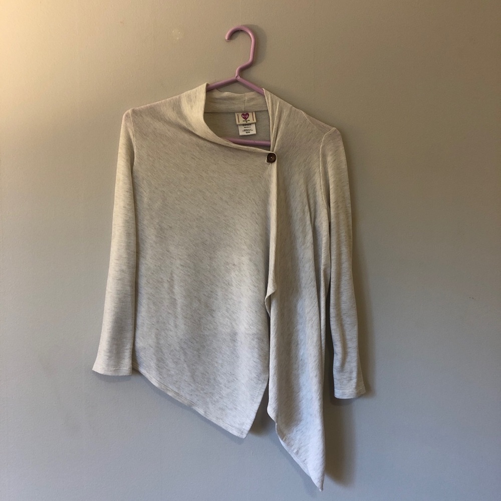 h.i.p Brand Creme Wrap Blouse